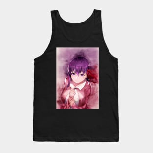 Matou Sakura Anime Watercolor Tank Top